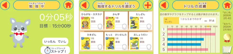 毎日のドリル-勉強が楽しくどんどん進む！