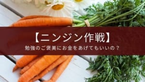 勉強のご褒美ってあり？【結論は問題なし・お小遣いでもOK】　