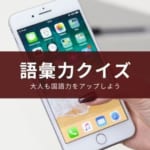 大人の国語力・読解力アップに役立つアプリ『語彙力クイズ600 』