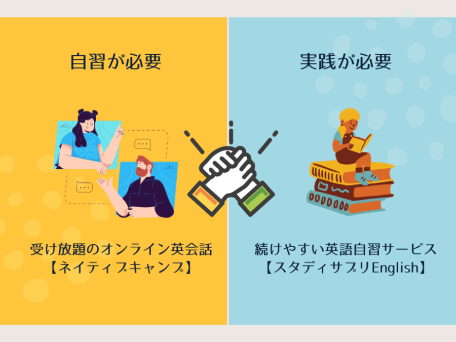 スタディサプリEnglishとネイティブキャンプがお互いの弱点を補完
