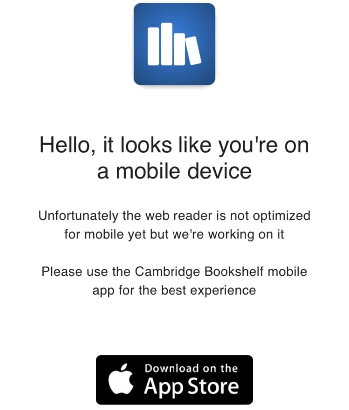 Cambridge Bookshelf スマホから登録