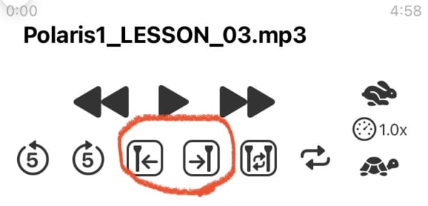 リピート間移動