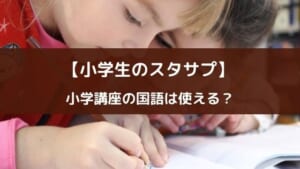 スタディサプリの小学講座国語は小学生に効果がある?