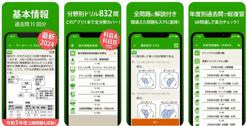 基本情報技術者試験（科目A・科目B）全問解説