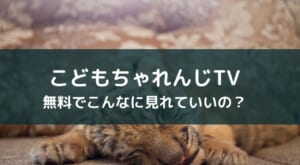 アプリ『こどもちゃれんじTV』レビュー【評判とおすすめの理由】